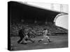 Pee Wee Reese Bats for the Brooklyn Dodgers During a Dodgers-Braves Game at Miami Stadium-null-Stretched Canvas