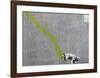 Pee-Banksy-Framed Giclee Print