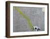 Pee-Banksy-Framed Giclee Print