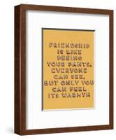 Peeing Your Pants-null-Framed Art Print