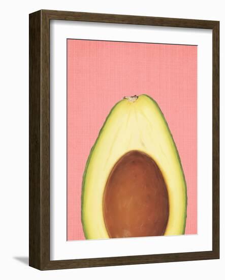 Peek A Boo Avocado-LILA X LOLA-Framed Art Print