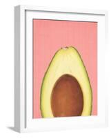 Peek A Boo Avocado-LILA X LOLA-Framed Art Print