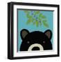 Peek-a-Boo Bear-Yuko Lau-Framed Art Print