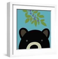 Peek-a-Boo Bear-Yuko Lau-Framed Art Print