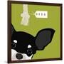 Peek-a-Boo Chihuahua-Yuko Lau-Framed Art Print