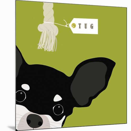 Peek-a-Boo Chihuahua-Yuko Lau-Mounted Art Print