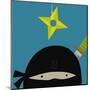 Peek-a-Boo Heroes: Ninja-Yuko Lau-Mounted Art Print