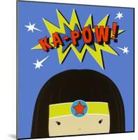 Peek-a-Boo Heroes: Supergirl-Yuko Lau-Mounted Art Print