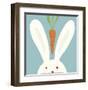 Peek-a-Boo I, Rabbit-Yuko Lau-Framed Art Print