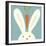 Peek-a-boo I- Rabbit-Yuko Lau-Framed Art Print