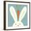 Peek-a-boo I- Rabbit-Yuko Lau-Framed Art Print