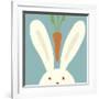 Peek-a-boo I- Rabbit-Yuko Lau-Framed Art Print