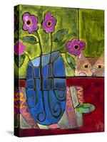 Peek a Boo Kitty Cat-Wyanne-Stretched Canvas