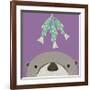 Peek-a-Boo Otter-Yuko Lau-Framed Art Print