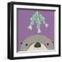 Peek-a-Boo Otter-Yuko Lau-Framed Art Print