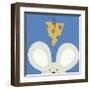 Peek-a-boo V - Mouse-Yuko Lau-Framed Art Print