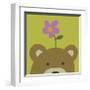 Peek-a-boo VI - Bear-Yuko Lau-Framed Art Print