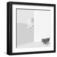 Peek a Boo-Jon Bertelli-Framed Art Print