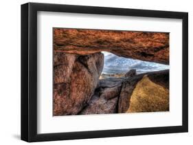 Peek-Bob Larson-Framed Art Print