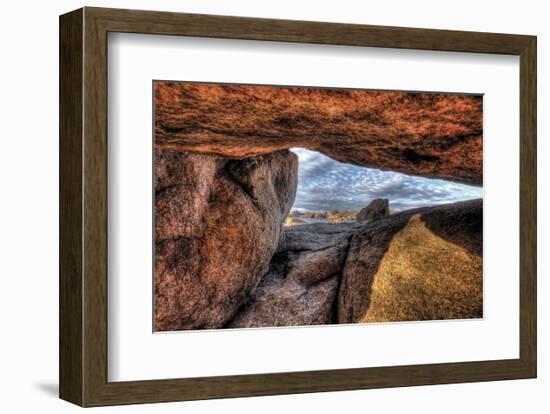 Peek-Bob Larson-Framed Art Print