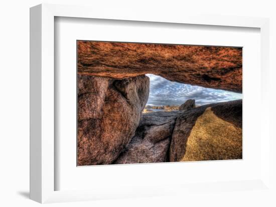 Peek-Bob Larson-Framed Art Print