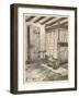 Peeking at Baby-Arthur Rackham-Framed Art Print