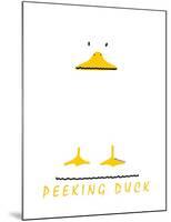 Peeking Duck-Leo Posillico-Mounted Art Print