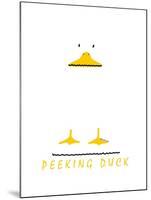 Peeking Duck-Leo Posillico-Mounted Art Print