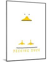 Peeking Duck-Leo Posillico-Mounted Art Print