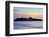 Peel Castle at Dusk, St. Patrick's Isle, Isle of Man, Europe-Neil Farrin-Framed Photographic Print