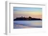 Peel Castle at Dusk, St. Patrick's Isle, Isle of Man, Europe-Neil Farrin-Framed Photographic Print