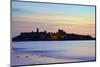 Peel Castle at Dusk, St. Patrick's Isle, Isle of Man, Europe-Neil Farrin-Mounted Photographic Print