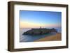 Peel Castle at Sunset, St. Patrick's Isle, Isle of Man, Europe-Neil Farrin-Framed Photographic Print