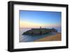 Peel Castle at Sunset, St. Patrick's Isle, Isle of Man, Europe-Neil Farrin-Framed Photographic Print