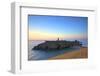 Peel Castle at Sunset, St. Patrick's Isle, Isle of Man, Europe-Neil Farrin-Framed Photographic Print