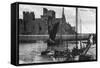 Peel Castle, Isle of Man, 20th Century-null-Framed Stretched Canvas