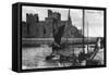 Peel Castle, Isle of Man, 20th Century-null-Framed Stretched Canvas