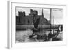 Peel Castle, Isle of Man, 20th Century-null-Framed Giclee Print