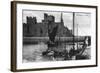 Peel Castle, Isle of Man, 20th Century-null-Framed Giclee Print