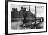 Peel Castle, Isle of Man, 20th Century-null-Framed Giclee Print