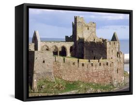 Peel Castle, Isle of Man, Europe-Rolf Richardson-Framed Stretched Canvas