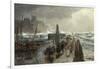 Peel Harbour, Isle of Man, 1875-Samuel Bough-Framed Giclee Print