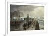 Peel Harbour, Isle of Man, 1875-Samuel Bough-Framed Giclee Print