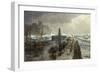 Peel Harbour, Isle of Man, 1875-Samuel Bough-Framed Giclee Print