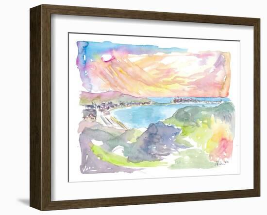 Peel Isle of Man Bay-M. Bleichner-Framed Art Print