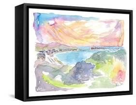 Peel Isle of Man Bay-M. Bleichner-Framed Stretched Canvas