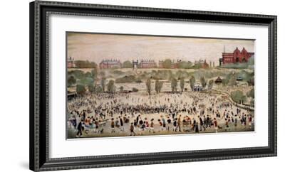 Picture Painting Poster Artwork Art On The Promenade Framed LS Lowry Print 