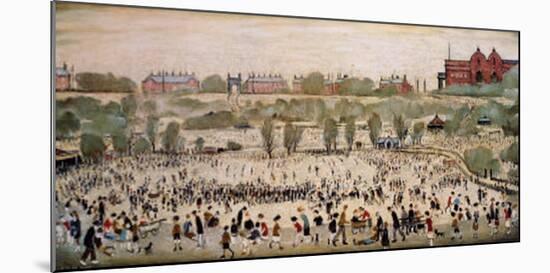 Peel Park, Salford-Laurence Stephen Lowry-Mounted Art Print