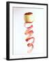 Peeled Apple with Spiral-Shaped Apple Peel-Walter Cimbal-Framed Photographic Print