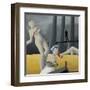 Peeping V-Vaan Manoukian-Framed Art Print